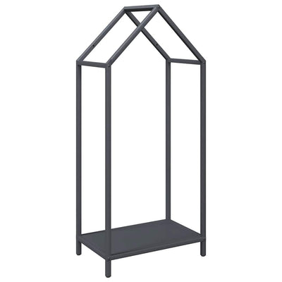 Leñero VidaXL 40x25x90 cm acero laminado en frío, antracita