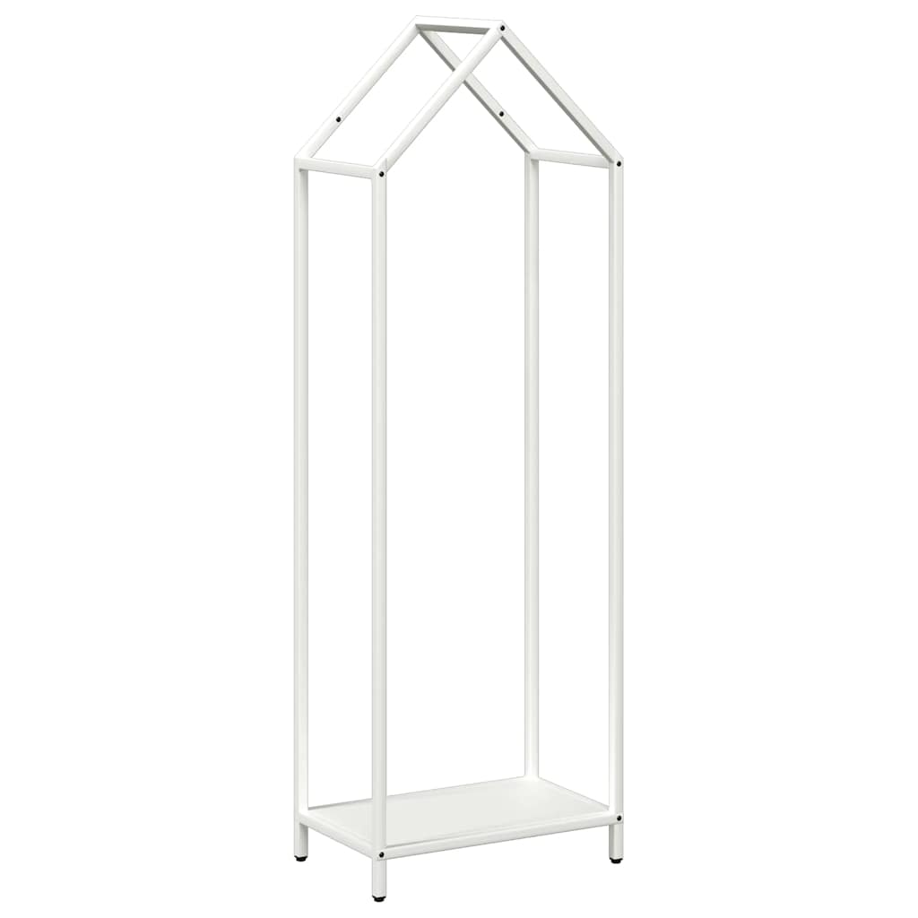 Vidaxl brandhoutrek 40x25x120 cm koudgewalst staal wit