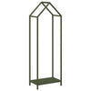 Portalegna Vidaxx 40x25x120 cm in acciaio laminato a freddo verde oliva