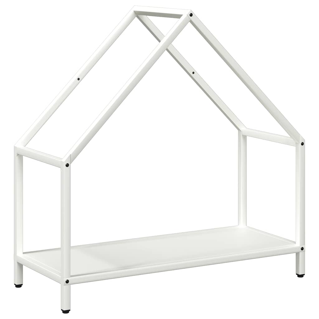 Vidaxl brandhoutrek 60x25x60 cm koudgewalst staal wit