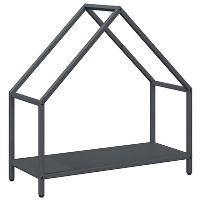 Vidaxl brandhoutrek 60x25x60 cm koudgewalst staal antracietkleurig