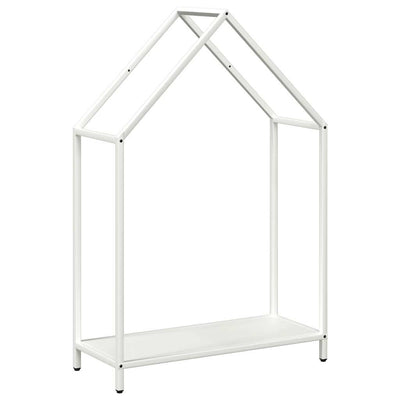 Vidaxl brandhoutrek 60x25x90 cm koudgewalst staal wit