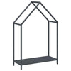 Vidaxl brandhoutrek 60x25x90 cm koudgewalst staal antracietkleurig