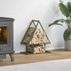 Vidaxl brandhoutrek 50x25x60 cm koudgewalst staal olijfgroen