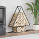 Vidaxl brandhoutrek 80x25x90 cm koudgewalst staal zwart
