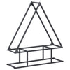 Portalegna Vidaxx 80x25x90 cm in acciaio laminato a freddo antracite