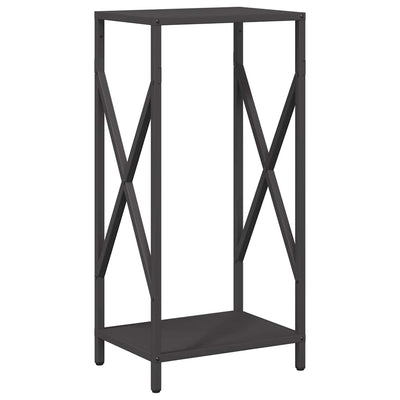 Vidaxx leñero 34x25x70 cm acero laminado en frío negro