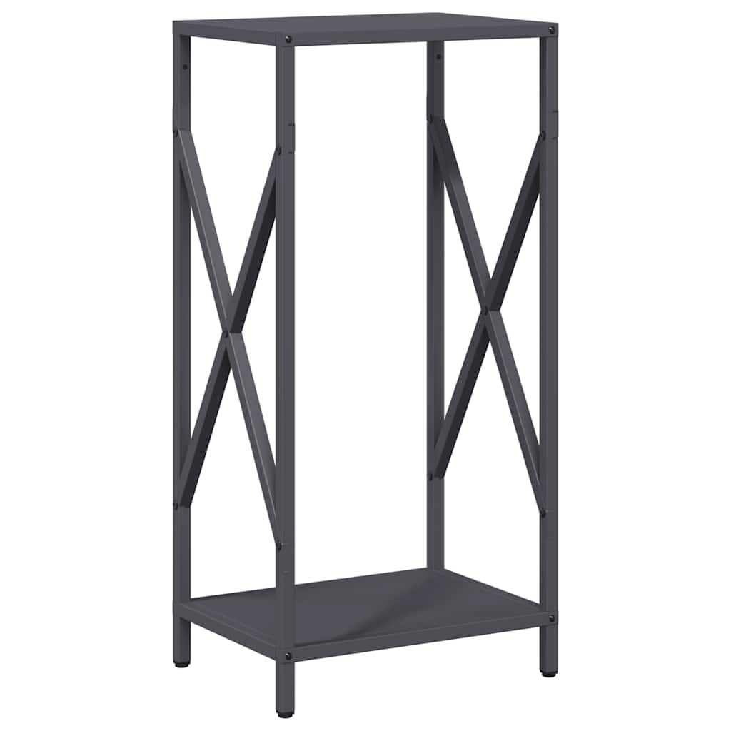 Portalegna VidaXL 34x25x70 cm in acciaio laminato a freddo, antracite