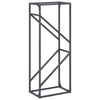 Vidaxl brandhoutrek 40x25x100 cm koudgewalst staal antraciet