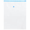 Borse portaoggetti VidaXL con portaoggetti 50 pezzi trasparenti e blu 100 x 80 cm