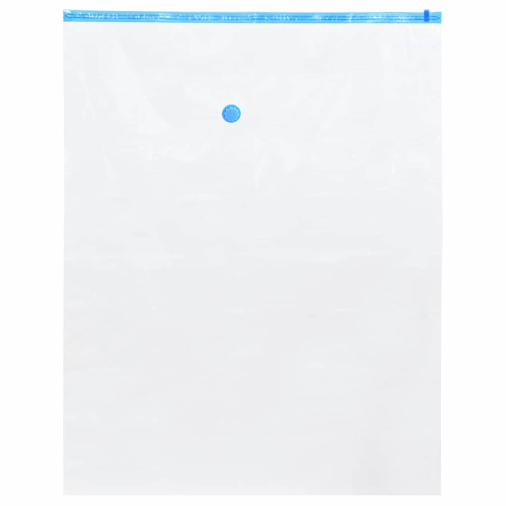 Borse portaoggetti Vidaxx 10 pezzi trasparenti e blu 130 x 100 cm
