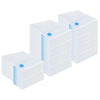Borse portaoggetti Vidaxx 50 pezzi trasparenti e blu 130 x 100 cm