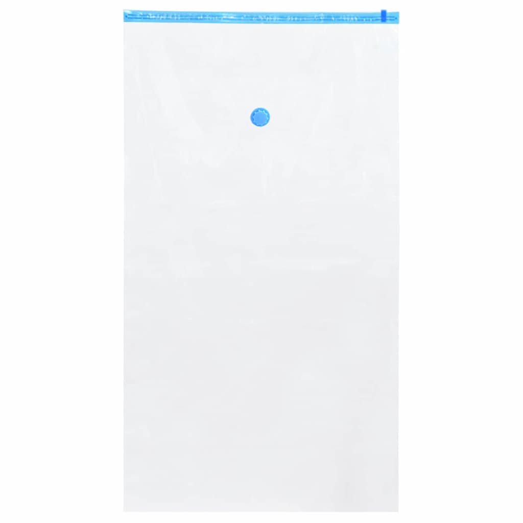 Borse portaoggetti VidaXL con portaoggetti 5 pezzi trasparenti e blu 120 x 70 cm