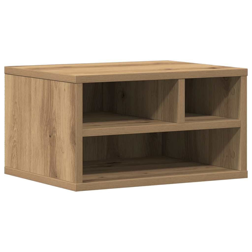 Supporto per stampante Vidaxxl rovere artigianale 40 x 32 x 22,5 cm in MDF