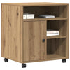Vidaxl printerstand met opslag artisanaal eikenkleurig 60 x 50 x 67 cm