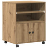 Supporto per stampante Vidaxxl rovere artigianale 60 x 48 x 74 cm in MDF