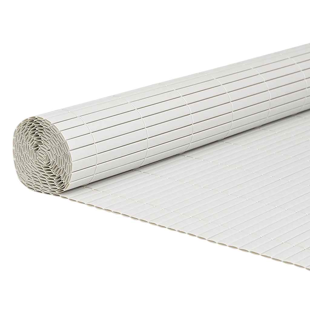 Vidaxx valla de jardín de doble cara blanca 1,8x3 m PVC