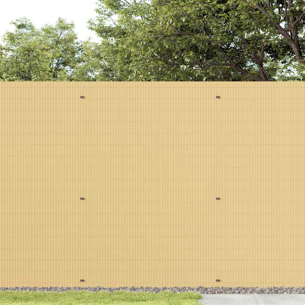 Vidaxl tuinhek dubbelzijdig geel 1,8x3 m pvc