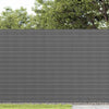 Recinzione da giardino Vidaxx bifacciale grigia 1,8x3 m PVC