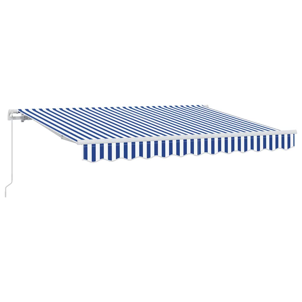 Vidaxl inklapbaar zonnescherm blauw 250 x 200 cm stof