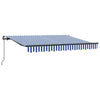 Ombrellone pieghevole Vidaxx in tessuto blu 250 x 200 cm
