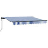 Ombrellone pieghevole Vidaxx in tessuto blu 250 x 200 cm