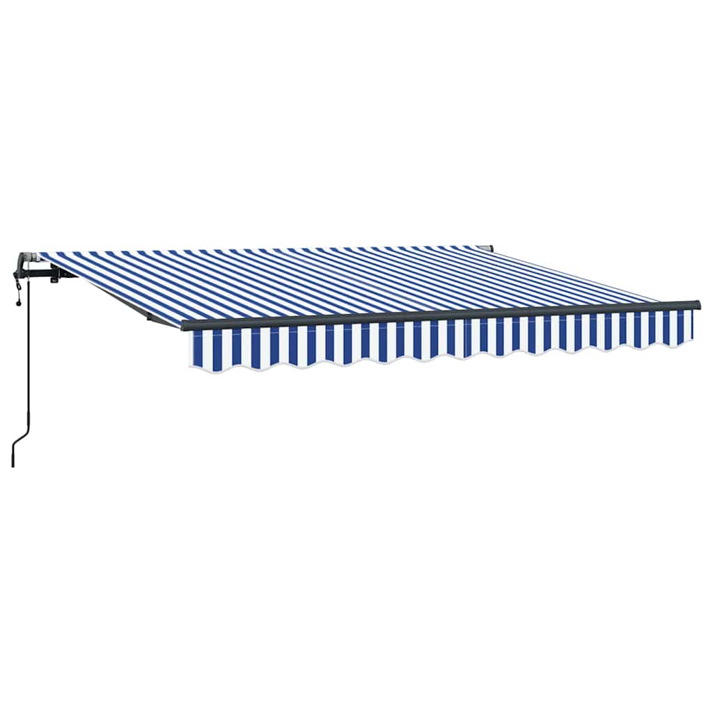 Ombrellone pieghevole Vidaxx in tessuto blu 250 x 200 cm