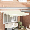 Vidaxx parasole pieghevole crema 250 x 200 cm poliestere e metallo