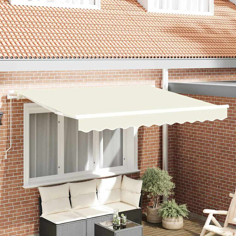 Ombrellone pieghevole Vidaxx color crema 250 x 200 cm