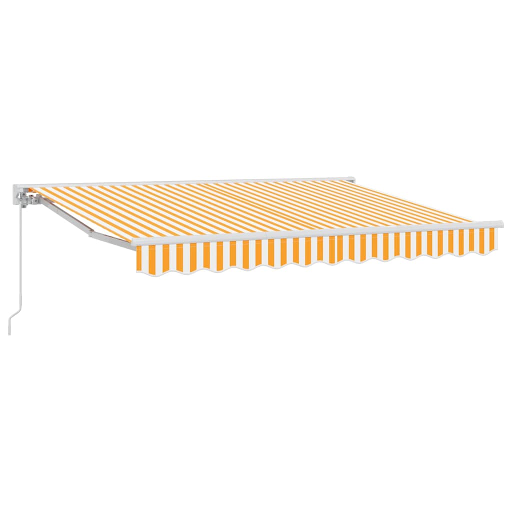 Ombrellone pieghevole Vidaxx giallo e bianco 250 x 200 cm