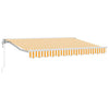 Vidaxx sombrilla plegable amarillo y blanco 250 x 200 cm