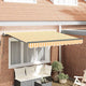 Vidaxx parasol plegable tejido amarillo 250 x 200 cm