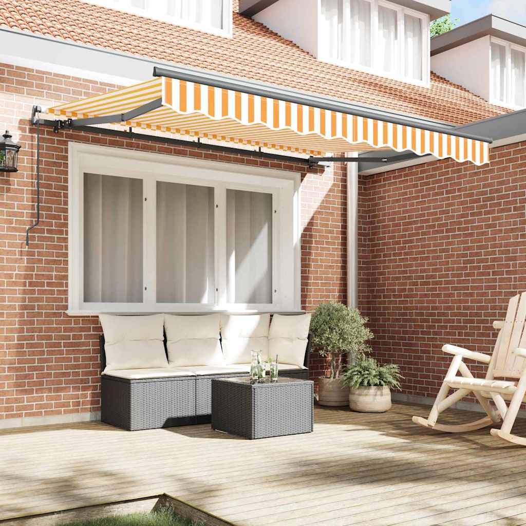 Vidaxx parasol plegable tejido amarillo 250 x 200 cm
