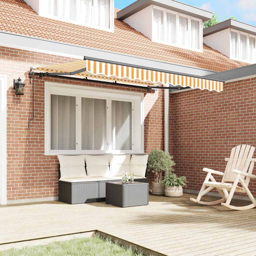 Vidaxx parasol plegable tejido amarillo 250 x 200 cm