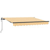 Vidaxx parasol plegable tejido amarillo 250 x 200 cm