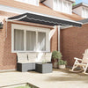 Toldo plegable Vidaxx antracita 250 x 200 cm