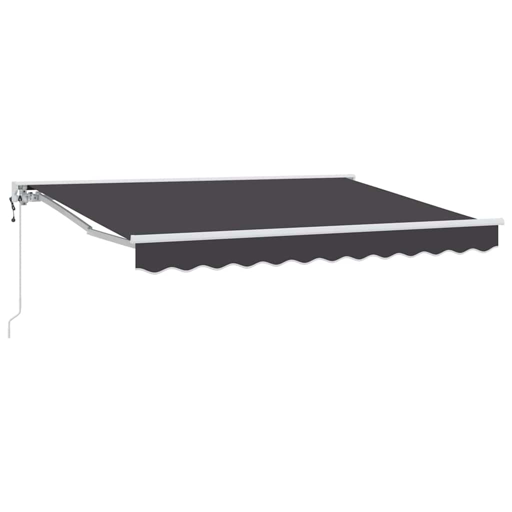 Vidaxl inklapbaar zonnescherm antraciet 250 x 200 cm