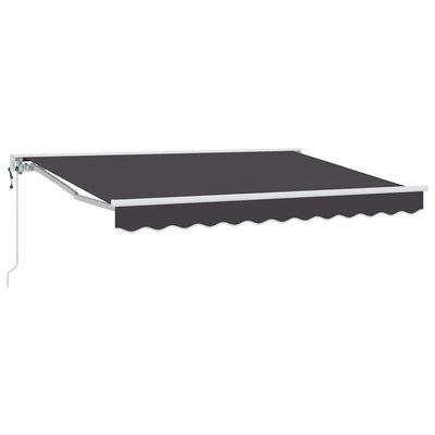 Vidaxl inklapbaar zonnescherm antraciet 250 x 200 cm
