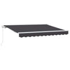 Vidaxl inklapbaar zonnescherm antraciet 250 x 200 cm stof