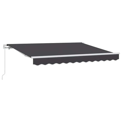 Vidaxl inklapbaar zonnescherm antraciet 250 x 200 cm stof