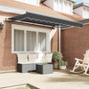 Tenda da sole pieghevole Vidaxx tessuto antracite 250 x 200 cm