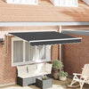 Tenda da sole pieghevole Vidaxx tessuto antracite 250 x 200 cm
