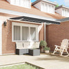 Tenda da sole pieghevole Vidaxx tessuto antracite 250 x 200 cm