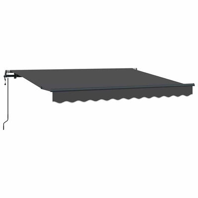 Vidaxl inklapbaar zonnescherm antraciet 250 x 200 cm stof