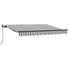 Toldo plegable vidaxx antracita 250 x 200 cm tejido