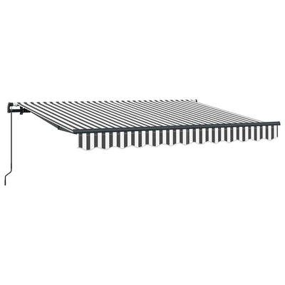 Vidaxl inklapbaar zonnescherm antraciet 250 x 200 cm stof