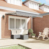Tenda da sole pieghevole Vidaxx tessuto antracite 250 x 200 cm
