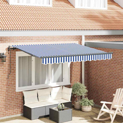 Vidaxx parasol plegable tela azul 300 x 200 cm