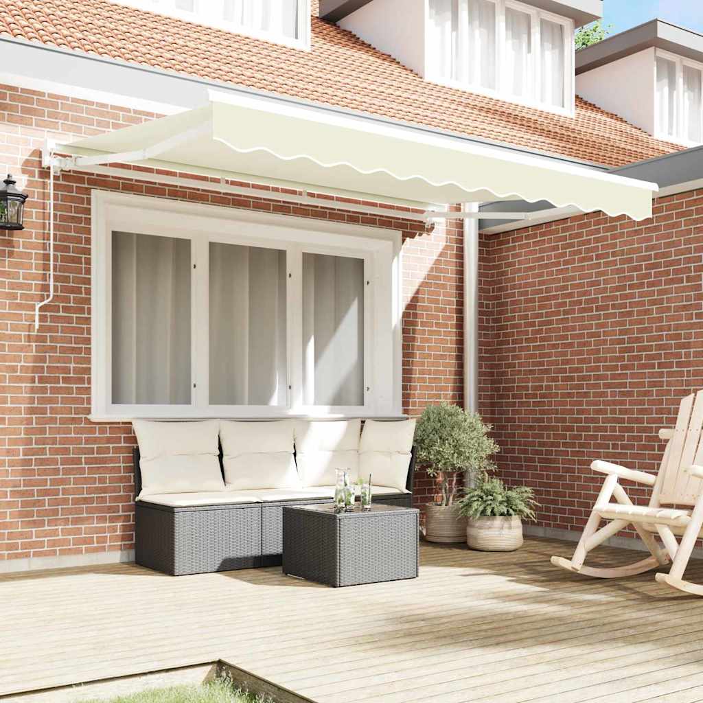 Vidaxx parasole pieghevole crema 300 x 200 cm poliestere e metallo