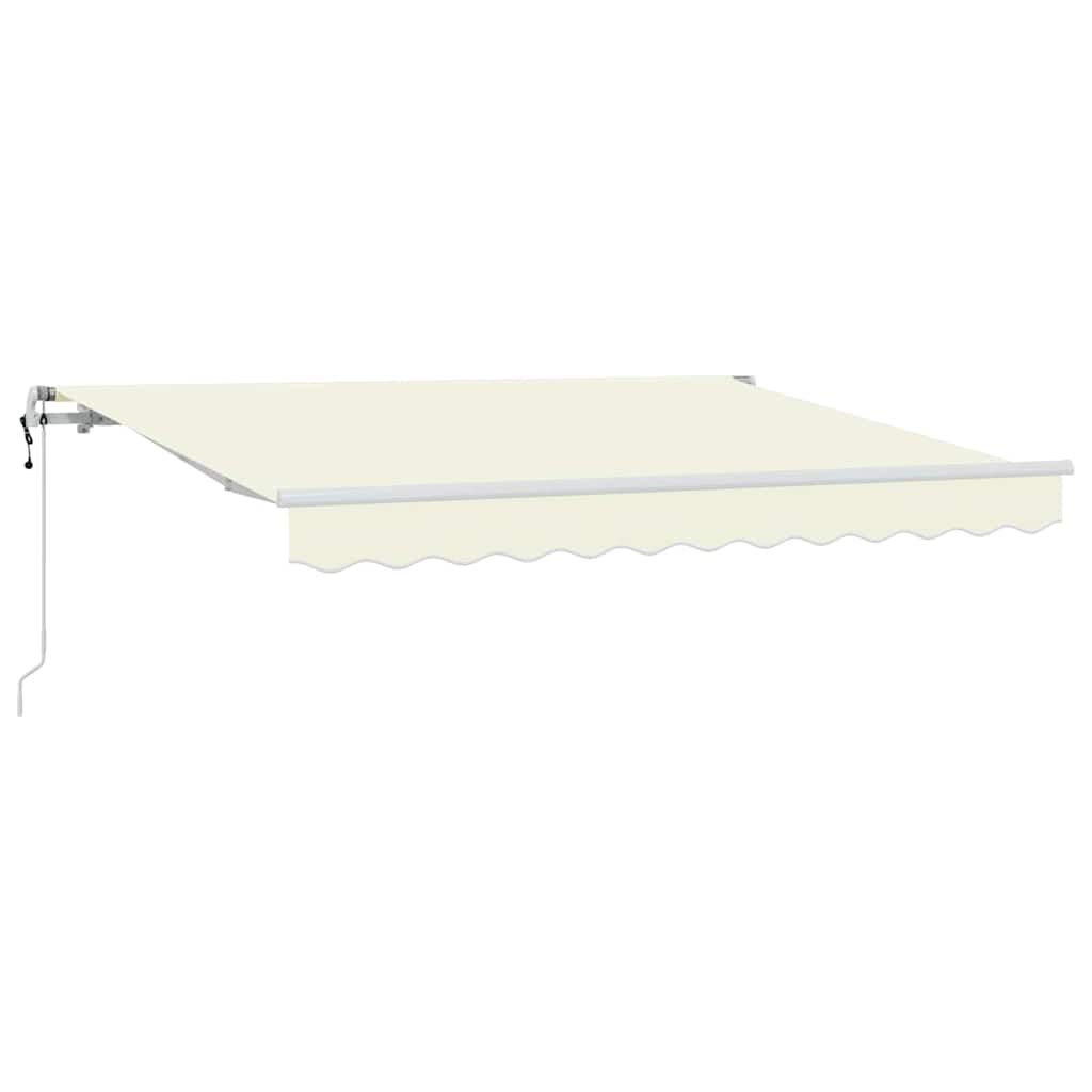 Vidaxl inklapbaar zonnescherm crème 300 x 200 cm stof